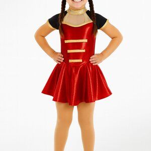 Nutcracker Red Shiny Dress and Leotard